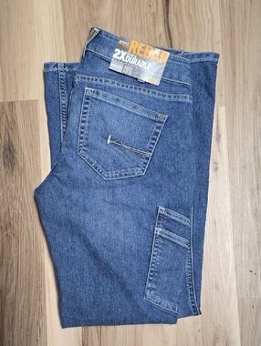 Ariat Rebar Women's Relaxed Fit Jeans in Dark Blue Denim